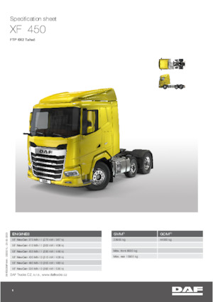 Tarktör parçaları DAF XF 370 FTP