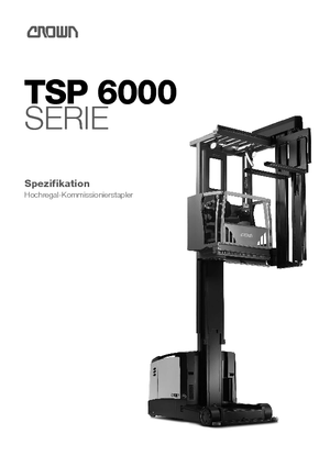 Turret trucks Crown TSP 6000 1.25