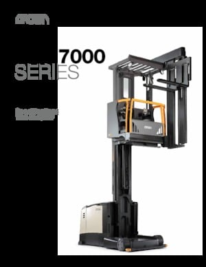 Turret trucks Crown TSP 7000-33 TF