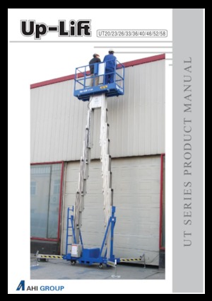 Single Vertical Mast Boom Lifts AHI UT52