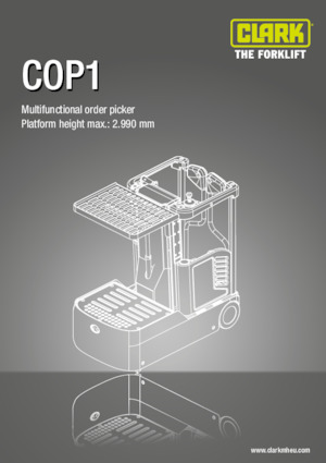 Order Pickers & Cherry Picker Forklifts Clark COP 1