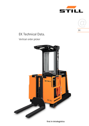 Order Pickers & Cherry Picker Forklifts Still EK 12 Tele