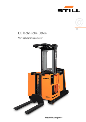 Order Pickers & Cherry Picker Forklifts Still EK 12 Tele