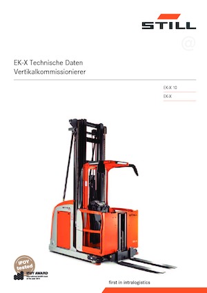 Order Pickers & Cherry Picker Forklifts Still EK-X 10