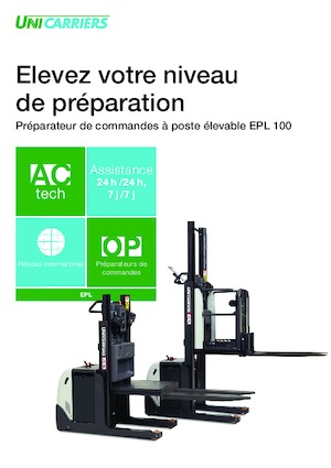 Order Pickers & Cherry Picker Forklifts UniCarriers EPL 100 
