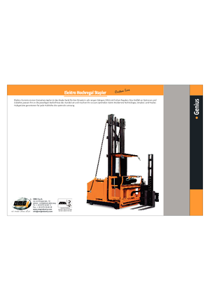 Order Pickers & Cherry Picker Forklifts OMG Genius 15 XL