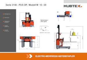 Order Pickers & Cherry Picker Forklifts Hubtex M 20 PUS