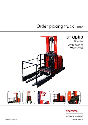 Order Pickers & Cherry Picker Forklifts BT OME 100 W Man-Up 