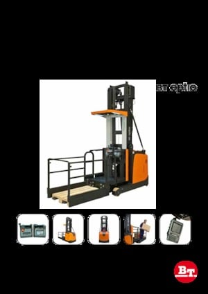 Order Pickers & Cherry Picker Forklifts BT OME 120 HW Man-Up 