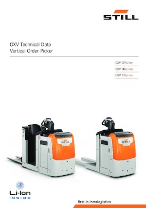 Order Pickers & Cherry Picker Forklifts Still OXV 10