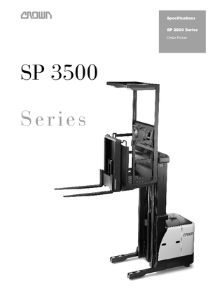 Order Pickers & Cherry Picker Forklifts Crown SP 3522-1.0 TL