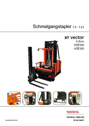 Elektrikli Yandan Yükleyiciler BT Vector VCE 100