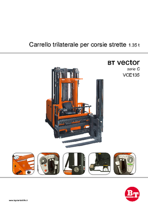 Electric Sideloaders BT Vector VCE 135