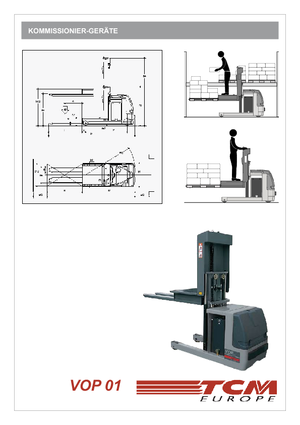 Order Pickers & Cherry Picker Forklifts TCM VOP 01
