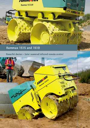 Vibration Trench Rollers Ammann Rammax 1515 M