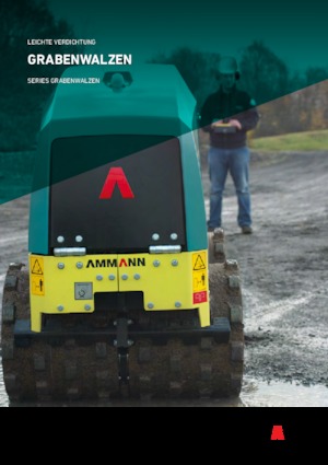 Vibration Trench Rollers Ammann Rammax 1575