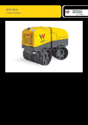 Vibration Trench Rollers Wacker Neuson RTLx SC 3