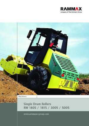 Single-drum Rollers Rammax RW 5005