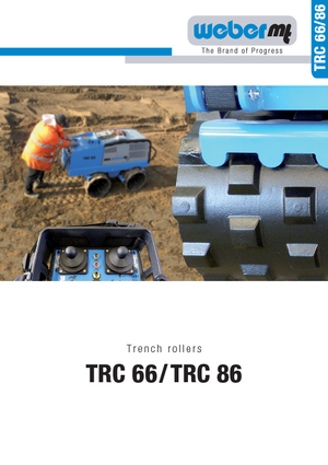 Vibration Trench Rollers weber mt TRC 86