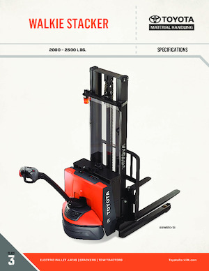 Walkie Stackers Toyota 8BWS10