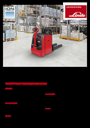 Walkie Stackers Linde D10