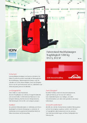 Walkie Stackers Linde D12S