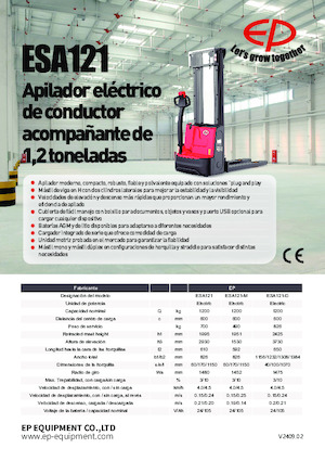 Walkie Stackers EP ESA121