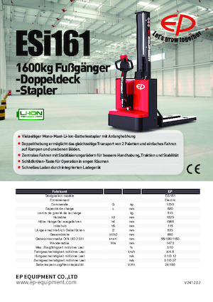 Walkie Stackers EP ESi161