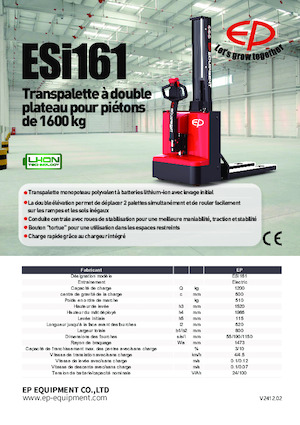 Walkie Stackers EP ESi161