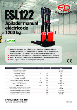 Walkie Stackers EP ESL122