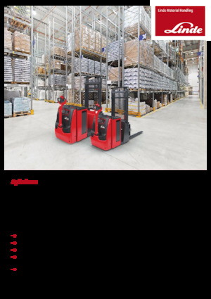 El İstifleyiciler Linde L16ac Duplex