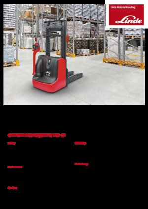 Walkie Stackers Linde L14C 