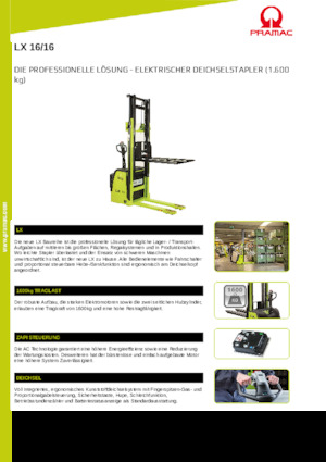 Walkie Stackers PRAMAC Lifter LX 16/16