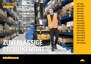 El İstifleyiciler Caterpillar NSP12N3