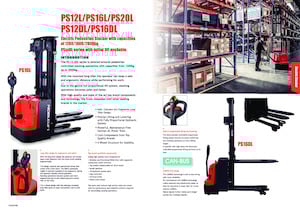 Walkie Stackers Noblelift PS12L