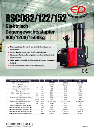 Walkie Stackers EP RSC122