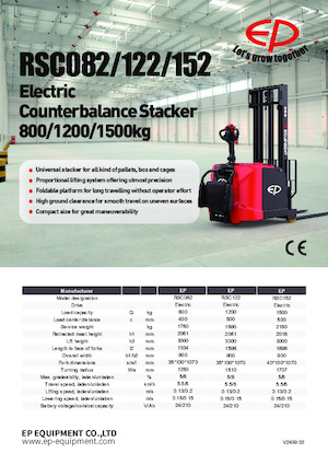 Walkie Stackers EP RSC122
