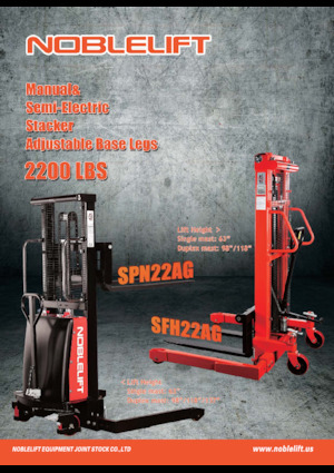 El İstifleyiciler Noblelift SFH22-63