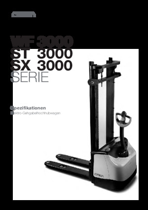 Walkie Stackers Crown ST 3000N-1.0 TL