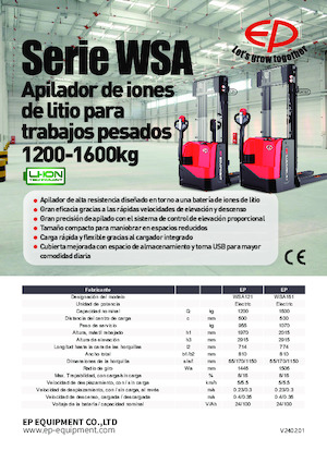 El İstifleyiciler EP WSA121