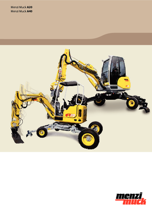 Walking Excavators Menzi A40