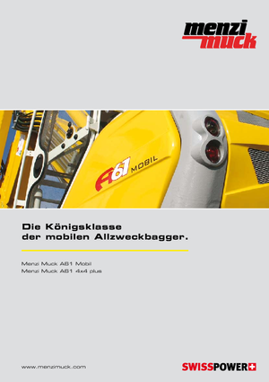 Walking Excavators Menzi A 61