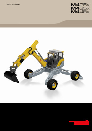 Walking Excavators Menzi M425x
