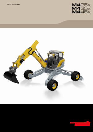Walking Excavators Menzi M425x