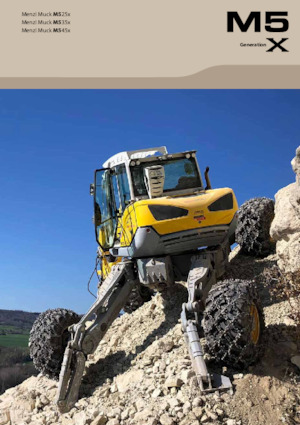 Walking Excavators Menzi M535x