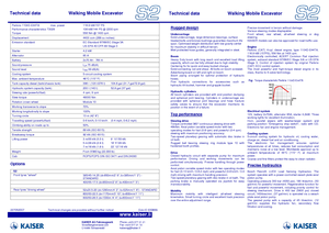 Walking Excavators Kaiser S 2 Mobil