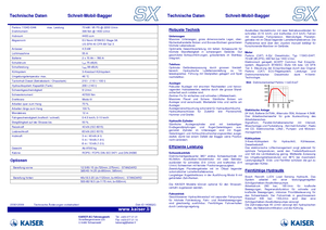 Yürüyen ekskavatörler Kaiser S X