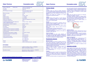 Yürüyen ekskavatörler Kaiser S X