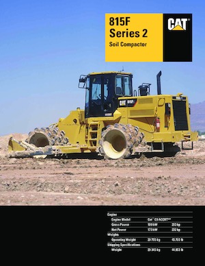 Atık sıkıştırıcılar Caterpillar 815F
