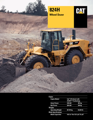 Wheel Dozer Caterpillar 824H